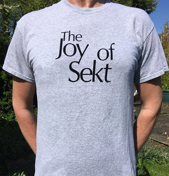 The Joy of Sekt German sparkling wine t-shirt